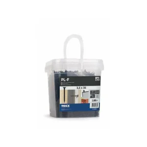 Vis 3,5×35 plaques de plâtre seau plastique – lot de 3000 pièces