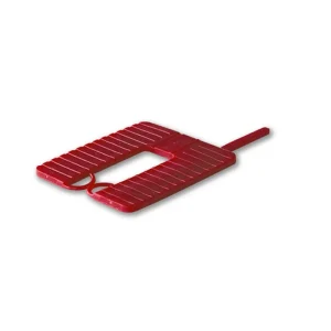 Cale fourchette 40x30x3 mm rouge – lot de 1000
