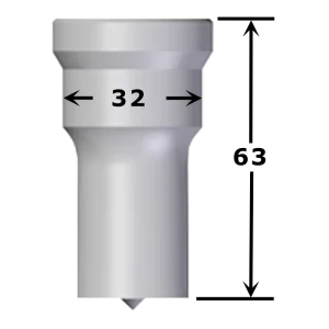 Poinçon carré N°5 de 14 à 22 mm