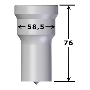 Poinçon oblong N°7 maxi 22 x 55 mm