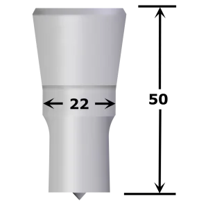 Poinçon rond n°PS2 Ø 4 à 22 mm