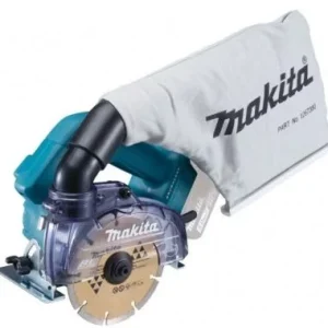 Scie circulaire sans fil 125mm avec sac d&rsquo;aspiration et makpac