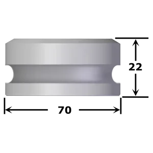 Matrice oblongue n°MVA14 maxi 24,0 x 48,0 mm