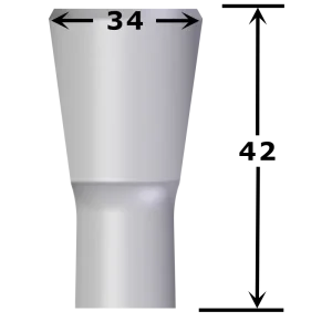 Poinçon rond n°PVA3 Ø 19,0 à 25,0 mm