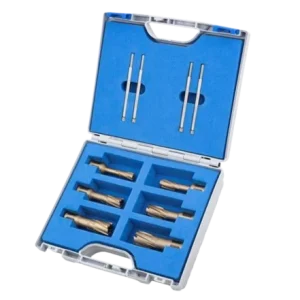Coffret fraises HSS-XE Weldon 19 L 40 mm Ø 12 à 22 mm
